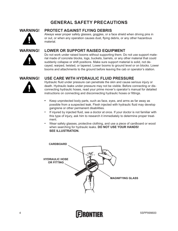 John Deere Power Rakes - PR1148, PR1160 Operator's Manual (5SPP999600) - Image 2