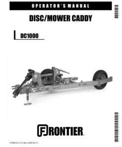 John Deere DC1000 Disc Mower  Operator's Manual (5TIDC611125)