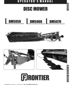John Deere DM5050, DM5060 & DM5070 Disk Mowers Operator's Manual (5TIDM411383)