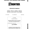 John Deere Frontier RB5060, RB5072, RB5084, RB5096, RB5048L, RB5060L Rear Blades Operator's Manual (5TITE511156)