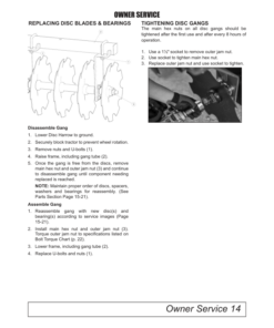 Alternative view of John Deere TM1048L, TM1062L, TM1164, TM1173, TM1179 Disc Harrow  Operator's Manual (5TITE511274)
