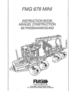 John Deere 678 FMG Forwarders Operator's Manuals (6781401)