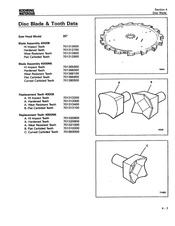 John Deere 20 INCH Stt Disc Saw Felling Heads Operator's Manuals (701544000) - Image 2