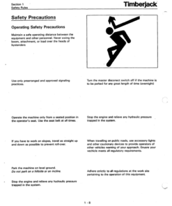 Alternative view of John Deere 608 Tracked Feller Bunchers Operator's Manuals (701548800)