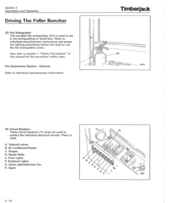 Alternative view of John Deere 608 Tracked Feller Bunchers Operator's Manuals (701549200)