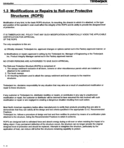 Alternative view of John Deere 230 Forwarders Operator's Manuals (7015720)