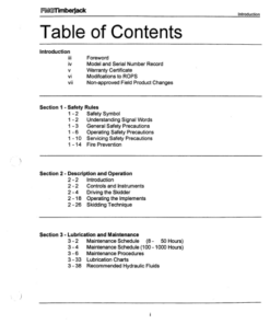 Alternative view of John Deere 300C, 400C, 380C, 450C, 480C Skidders Operator's Manuals (701572400)