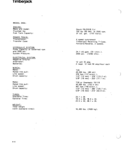 Alternative view of John Deere 200A Skidders Operator's Manuals (8043510)