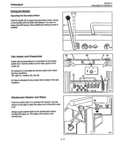 Alternative view of John Deere 380B, 450B, 480B Skidders Operator's Manuals (8044812)