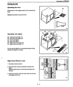 Alternative view of John Deere 933C Clambunk Operator's Manuals (933140)