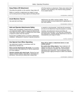 Alternative view of John Deere 284, 288 Box Blades Operator's Manuals (CXT17453)