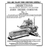 John Deere No. 1 Combine Setup & Adjustments Operator's Manual (DIR117A)