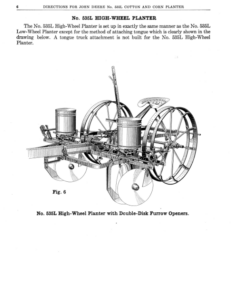 Alternative view of John Deere 535L Cotton & Corn Planter Operator's Manual (DIR147A)