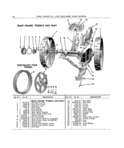 Alternative view of John Deere No. 4 Big Enclosed Gear Mower (High Lift) Operator's Manual (DIR169)