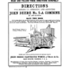 John Deere No. 5-A Combine (10-, 12-Ft) Operator's Manual (DIR174)