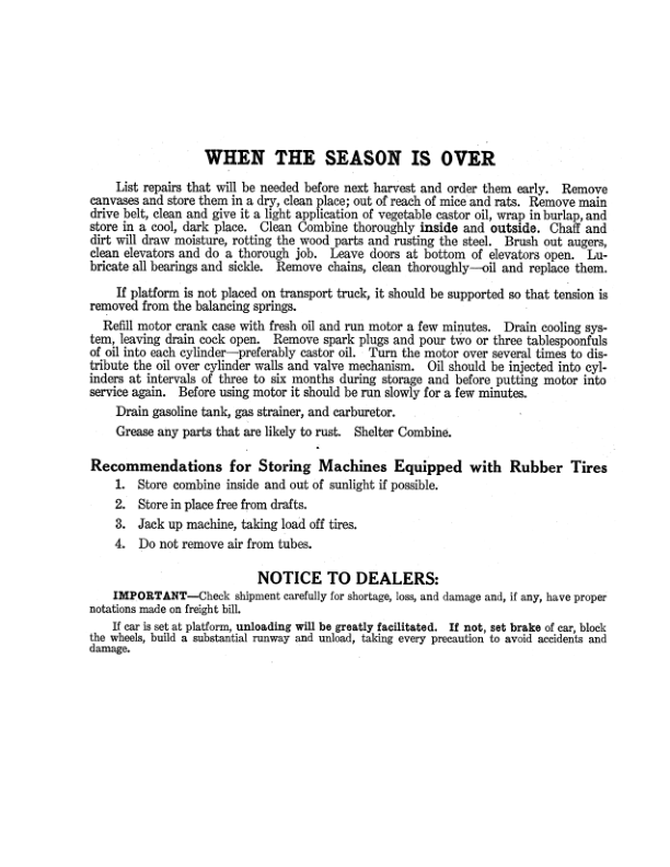 John Deere No. 5-A Combine (10-, 12-Ft) Operator's Manual (DIR174) - Image 2
