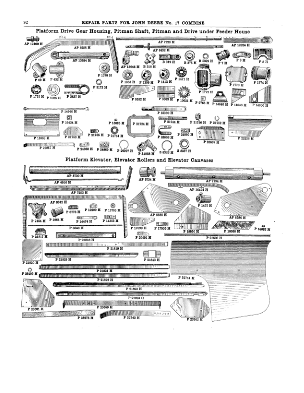 John Deere No. 17 Combine Operator's Manual (DIR182D) - Image 3