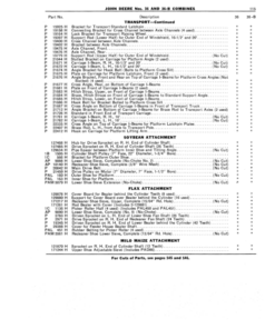 Alternative view of John Deere No. 36 Combine Operator's Manual (DIR192A)