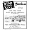John Deere New Straw Walker Threshers (22 x 36 In., 28 x 46 In.) Operator's Manual (DIR198)
