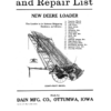 John Deere New Deere Loader - 8 Ft. Model Operator's Manual (DIR1D)
