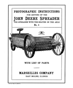 John Deere Spreader - No. 4 Operator's Manual (DIR1F)