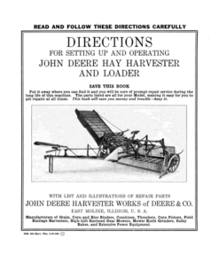 John Deere Hay Harvester, Loader Operator's Manual (DIR201C)