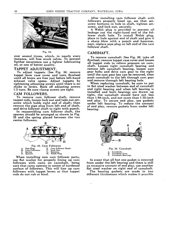 John Deere Models 'D', 'DI' Tractors (119100-143799) Operator's Manual (DIR225) - Image 2