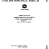 John Deere Van Brunt Double-Run Feed Steel Box Grain Drills - 'SS' Model Operator's Manual (DIR22)