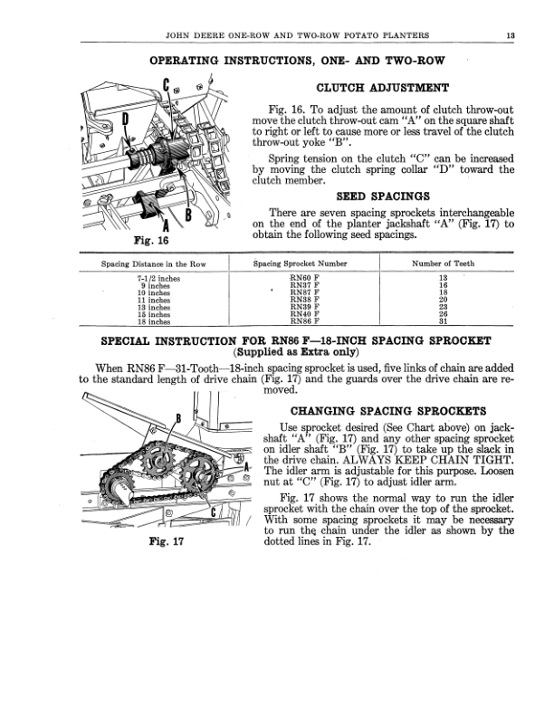 John Deere Potato Planters (1-Row, 2-Row) Operator's Manual (DIR25B) - Image 2