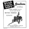 John Deere Motor Presses (14 x 18, 16 x 18, 18 x 22) Operator's Manual (DIR25)
