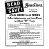 John Deere H-30 Series 2 Row Middlebreaker & Lister for Model H Tractor Operator's Manual (DIR345A)