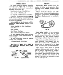 Alternative view of John Deere No. 9 Combine V-Belt Driven Operator's Manual (DIR347A)