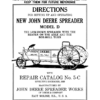 John Deere New Spreader 'D' Model Operator's Manual (DIR36)