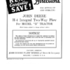 John Deere H4 Intregal Two-Way Plow for 'H' Tractors Operator's Manual (DIR381)