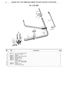 Alternative view of John Deere H300 Series Row-Crop Cultivator Operator's Manual (DIR398)