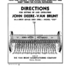 John Deere John Deere-Van Brunt Grass Seed Drill, Model 'OO' Operator's Manual (DIR39)