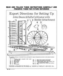 John Deere Alfalfa Cultivator Operator's Manual (DIR80B)