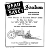 John Deere 75 Tractor Sweep Rake for Model A, AN, ANH, B, BN, BNH & G Tractors Operator's Manual (DIR87F)