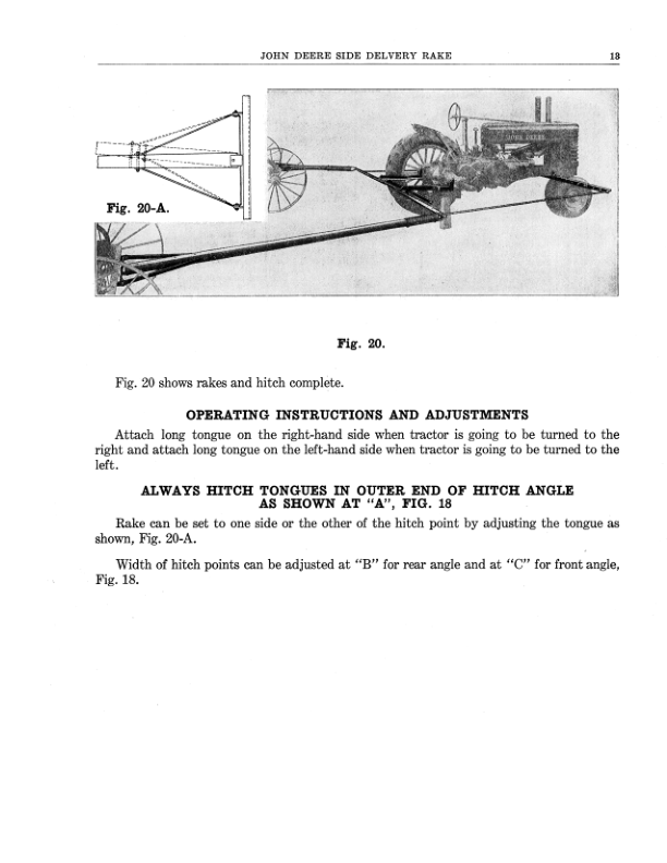John Deere No. 596 Side Delivery Rake Operator's Manual (DIR93) - Image 2