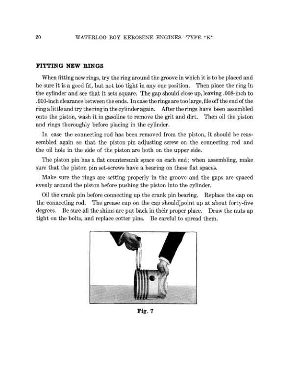 John Deere Waterloo Boy Kerosene Type K Engines Operator's Manual (DIRF53) - Image 2