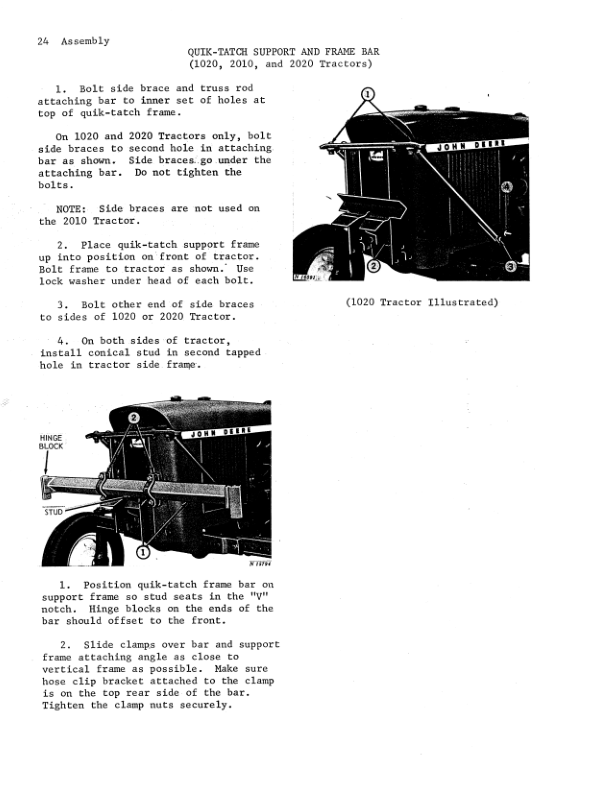 John Deere AU 468 Bean Harvester Operator's Manual (DIRN159689) - Image 2