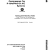 John Deere TY6766, TY6767, TY6768 Remanufactured A/C Compressors For R-134a/PAG Oil A/C Systems Operator's Manual (DSTY21688)