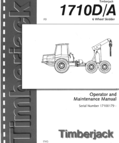 John Deere 1710D Skidders Operator's Manuals (F01710DA)