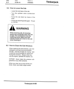 Alternative view of John Deere 810B Forwarders Operator's Manuals (F035823)