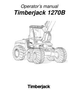 John Deere 1270B Wheeled Harvesters Operator's Manuals (F040051)