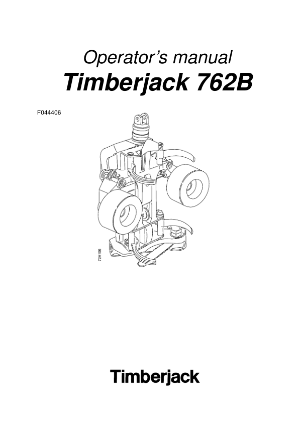John Deere 762B Harvesting Heads Operator's Manuals (F044406)