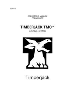 John Deere TMC Forwarders Operator's Manuals (F050233)