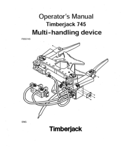 Alternative view of John Deere 745 Harvesting Heads Operator's Manuals (F055145)