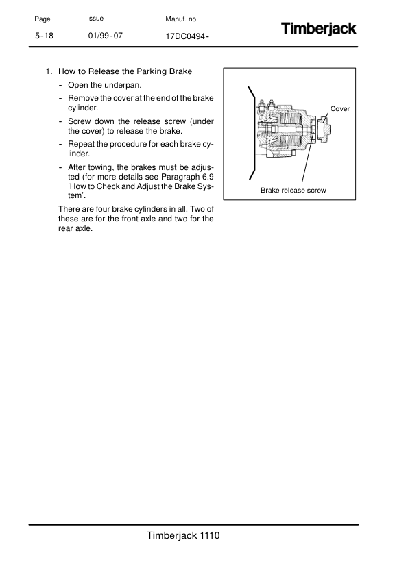 John Deere 1110 Forwarders Operator's Manuals (F055197) - Image 3