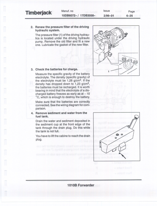 John Deere 1010B Forwarders Operator's Manuals (F056454) - Image 3